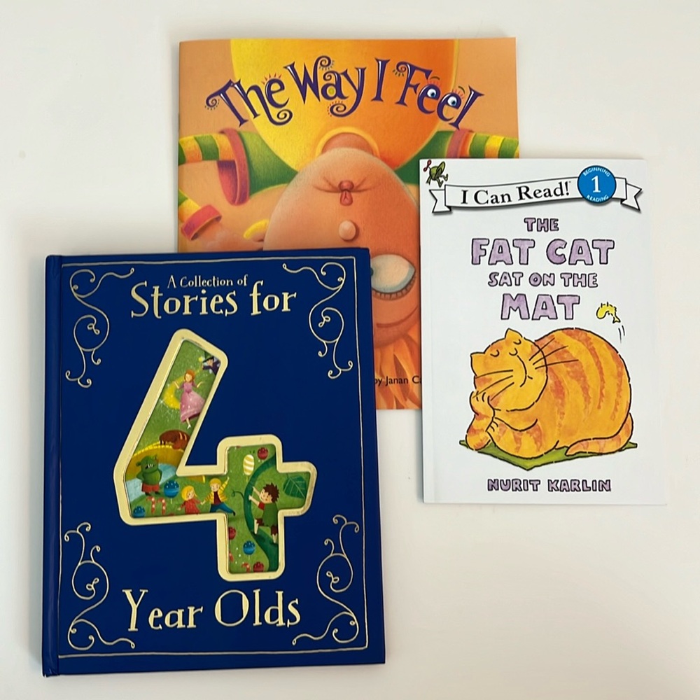 Lot! New Books for four year olds!